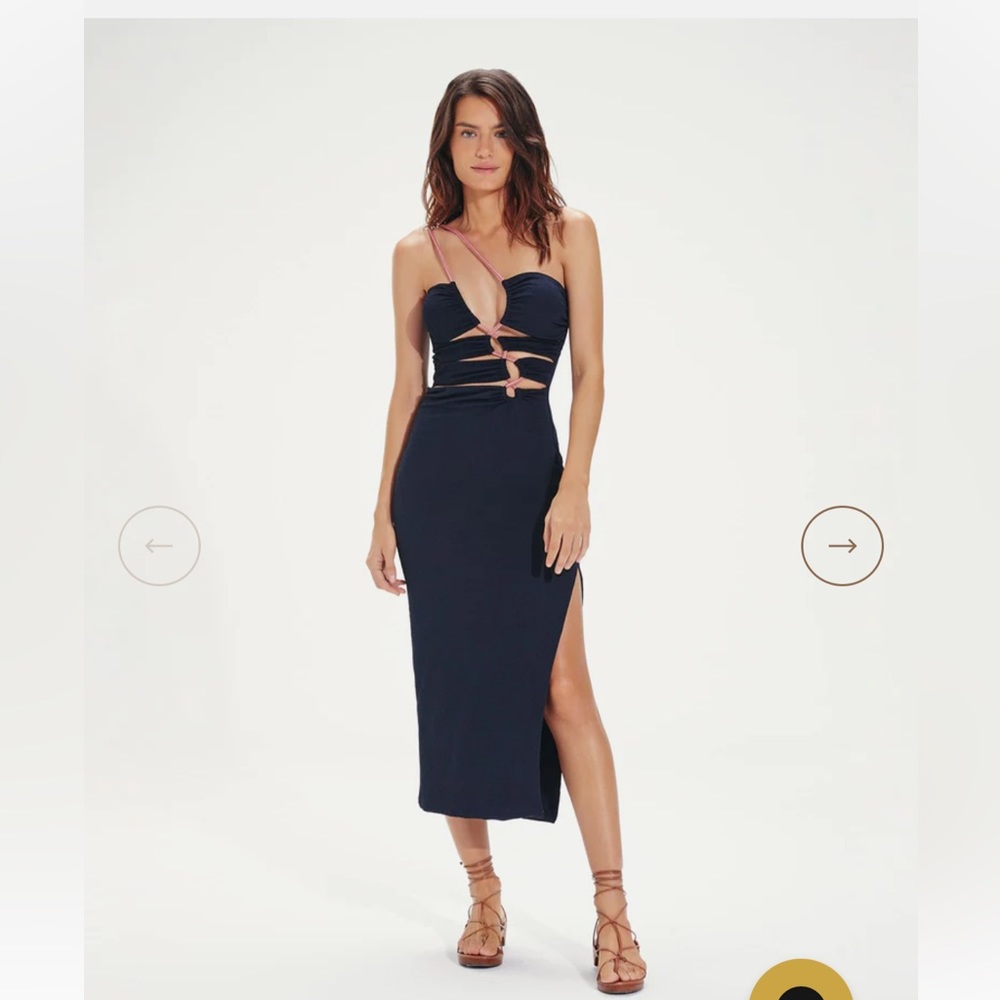 Vix black cutout dress
